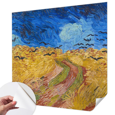 Carta da parati panoramica effetto 3D Paesaggio di campo