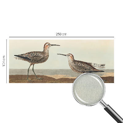 Carta da parati panoramica effetto 3D Sagome di uccelli