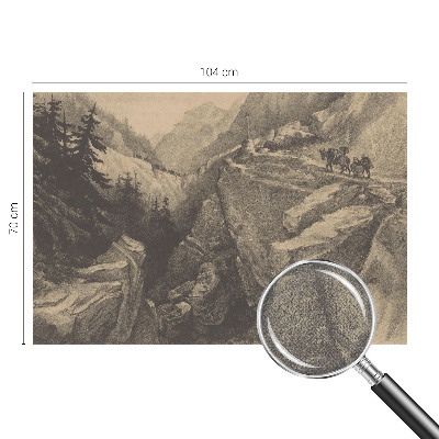 Fotomurale adesivo Montagne pittoresche