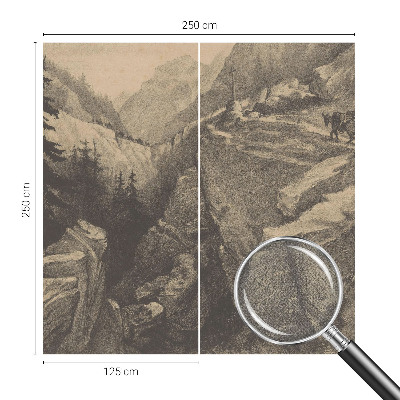 Fotomurale adesivo Montagne pittoresche