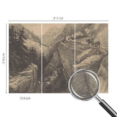 Fotomurale adesivo Montagne pittoresche