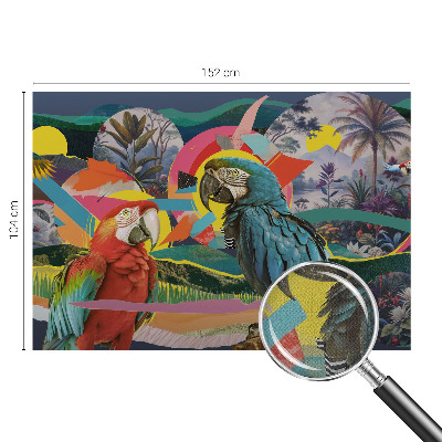Carta da parati 3D Uccelli esotici