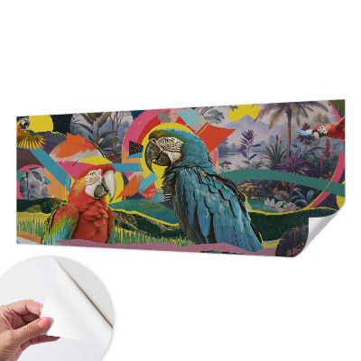 Carta da parati 3D Uccelli esotici