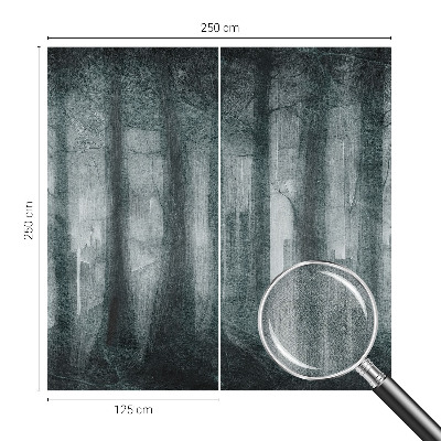 Fotomurale 3D Foresta misteriosa