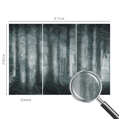 Fotomurale 3D Foresta misteriosa