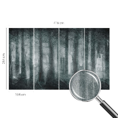 Fotomurale 3D Foresta misteriosa