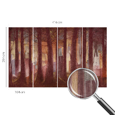 Carta da parati cameretta Paesaggio misterioso