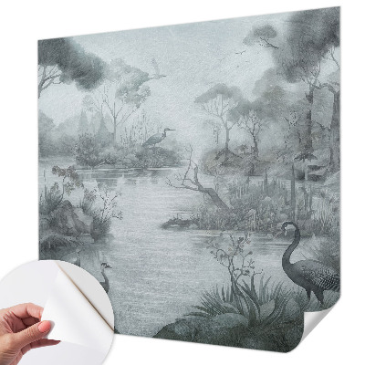 Carta da parati effetto profondità Paesaggio naturale