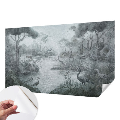 Carta da parati effetto profondità Paesaggio naturale