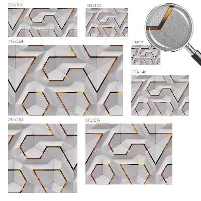 Fotomurale effetto 3D Geometria moderna