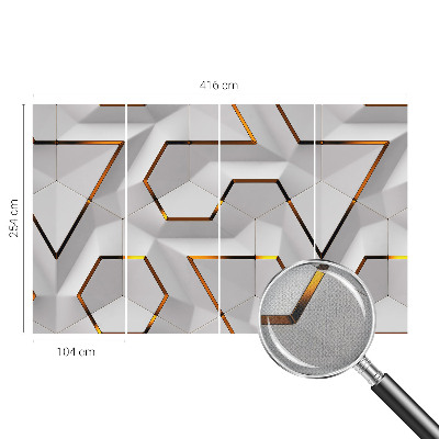 Fotomurale effetto 3D Geometria moderna