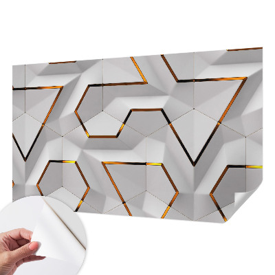 Fotomurale effetto 3D Geometria moderna