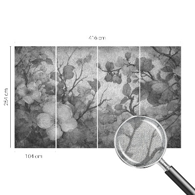 Fotomurale per bambini Ramo fiorito