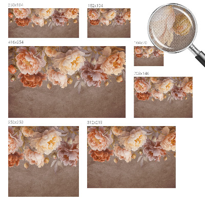 Fotomurale 3D Eleganza floreale