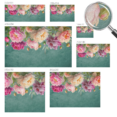 Carta da parati cameretta Eleganza floreale