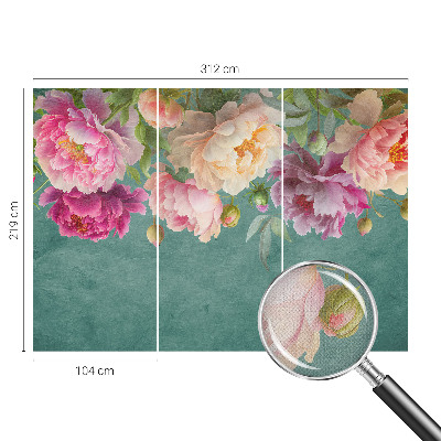 Carta da parati cameretta Eleganza floreale