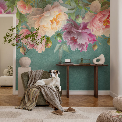 Carta da parati cameretta Eleganza floreale