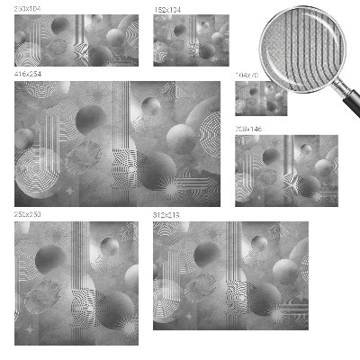 Carta da parati effetto profondità eleganza astratta