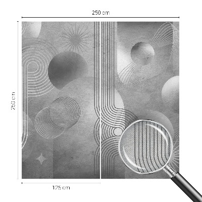 Carta da parati effetto profondità eleganza astratta