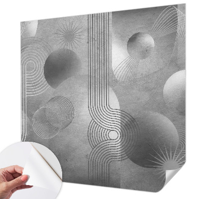 Carta da parati effetto profondità eleganza astratta