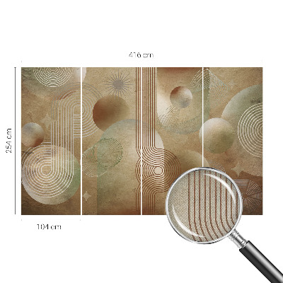 Carta da parati per cameretta Modello geometrico