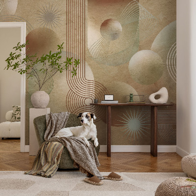 Carta da parati per cameretta Modello geometrico