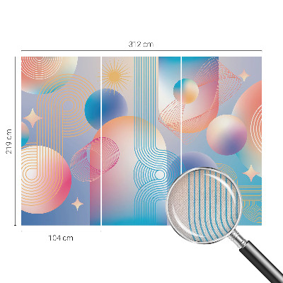 Fotomurale per bambini Astrazione colorata