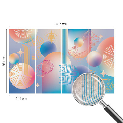 Fotomurale per bambini Astrazione colorata