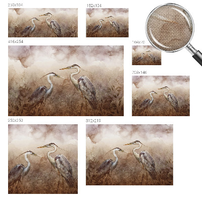 Fotomurale per cameretta Uccelli eleganti