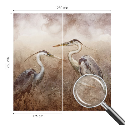 Fotomurale per cameretta Uccelli eleganti