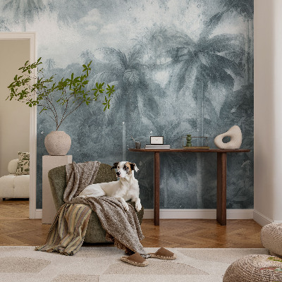 Carta da parati 3D vegetazione tropicale