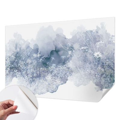 Fotomurale effetto 3D prato fiorito