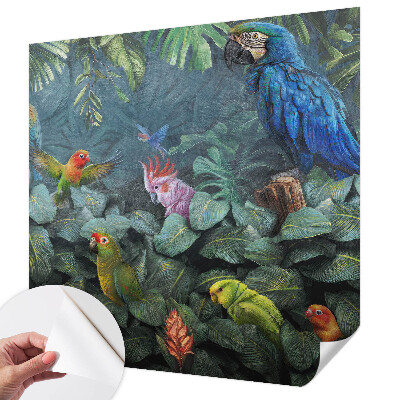 Carta da parati adesiva giungla esotica