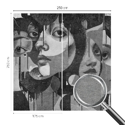 Fotomurale adesivo Volti di donne