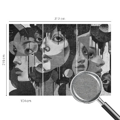 Fotomurale adesivo Volti di donne