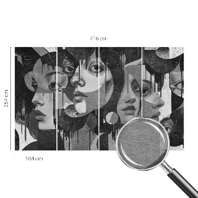 Fotomurale adesivo Volti di donne