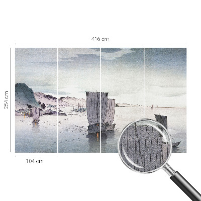 Fotomurale 3D Paesaggio nautico