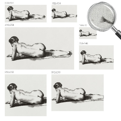 Fotomurale effetto 3D Un atto sottile