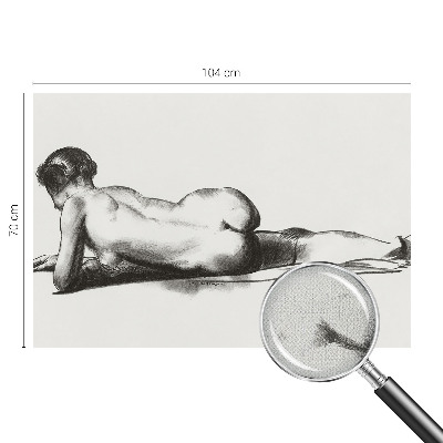 Fotomurale effetto 3D Un atto sottile