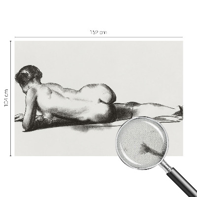 Fotomurale effetto 3D Un atto sottile