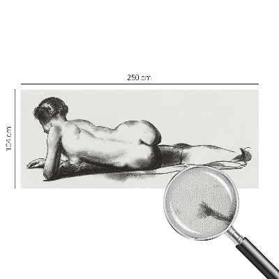 Fotomurale effetto 3D Un atto sottile