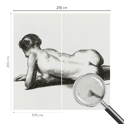 Fotomurale effetto 3D Un atto sottile