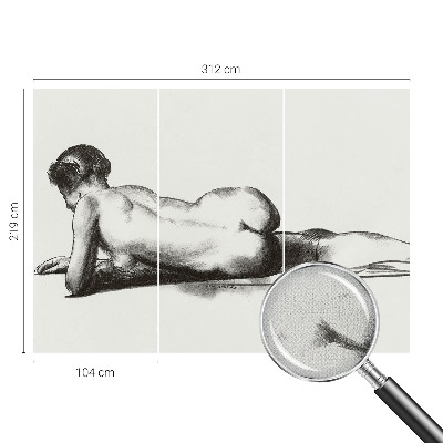 Fotomurale effetto 3D Un atto sottile