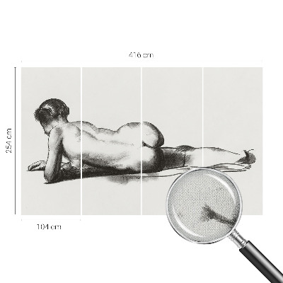 Fotomurale effetto 3D Un atto sottile