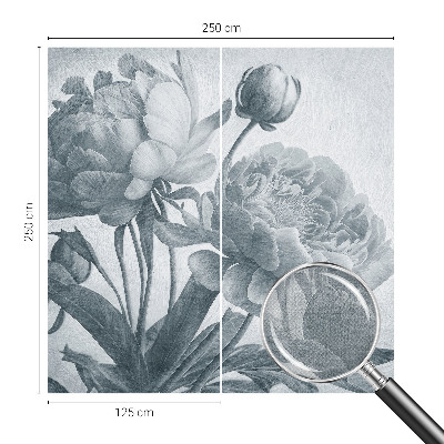 Carta da parati cameretta Chic floreale