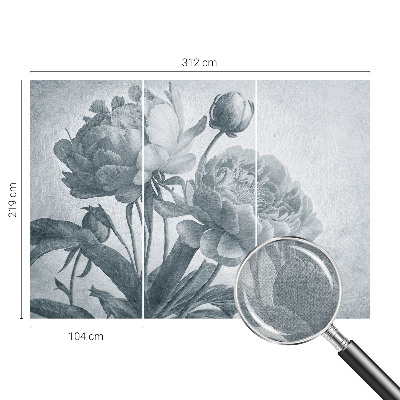 Carta da parati cameretta Chic floreale