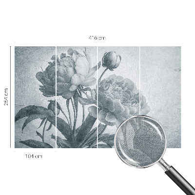 Carta da parati cameretta Chic floreale