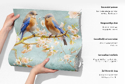 Carta da parati cameretta Chic floreale