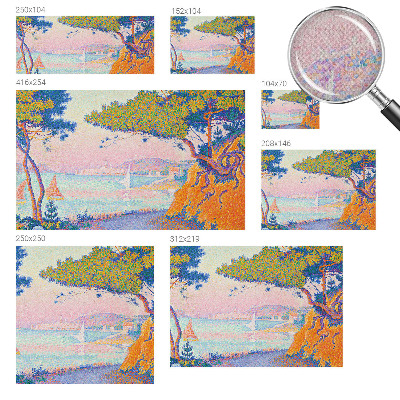 Fotomurale adesivo Paesaggio colorato