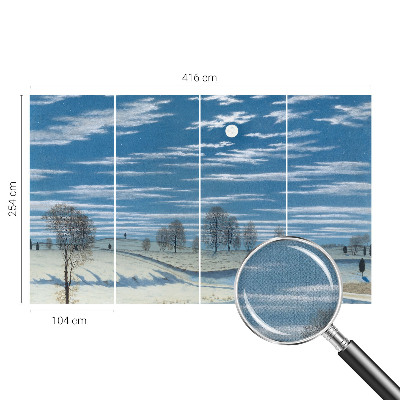 Fotomurale 3D Paesaggio invernale